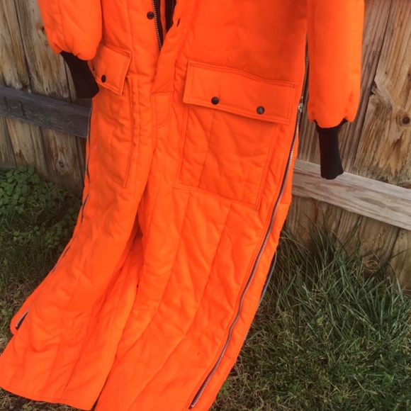 SafTbac Chiller Killer Orange Jumpsuit Made In USA SizeXXL - Picture 6 of 16